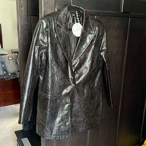Brand new with tags python (not real) oversized jacket